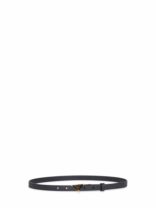 Cintura in Saffiano nera