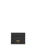 Black Saffiano leather card holder