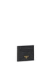 Black Saffiano leather card holder