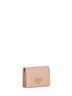Powder pink Saffiano small wallet