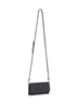 Black mini bag with shoulder strap