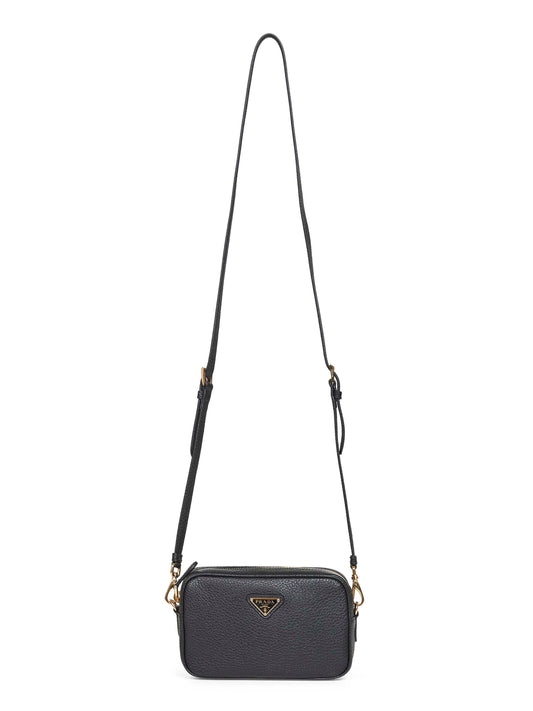 Mini borsa a tracolla nera