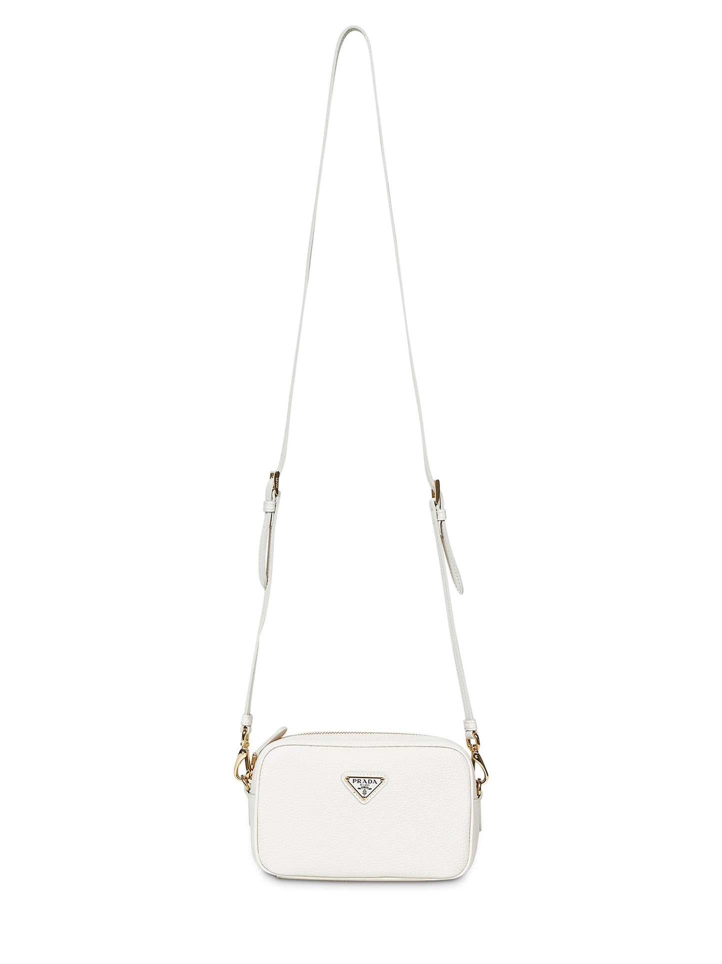 Mini borsa a tracolla bianca
