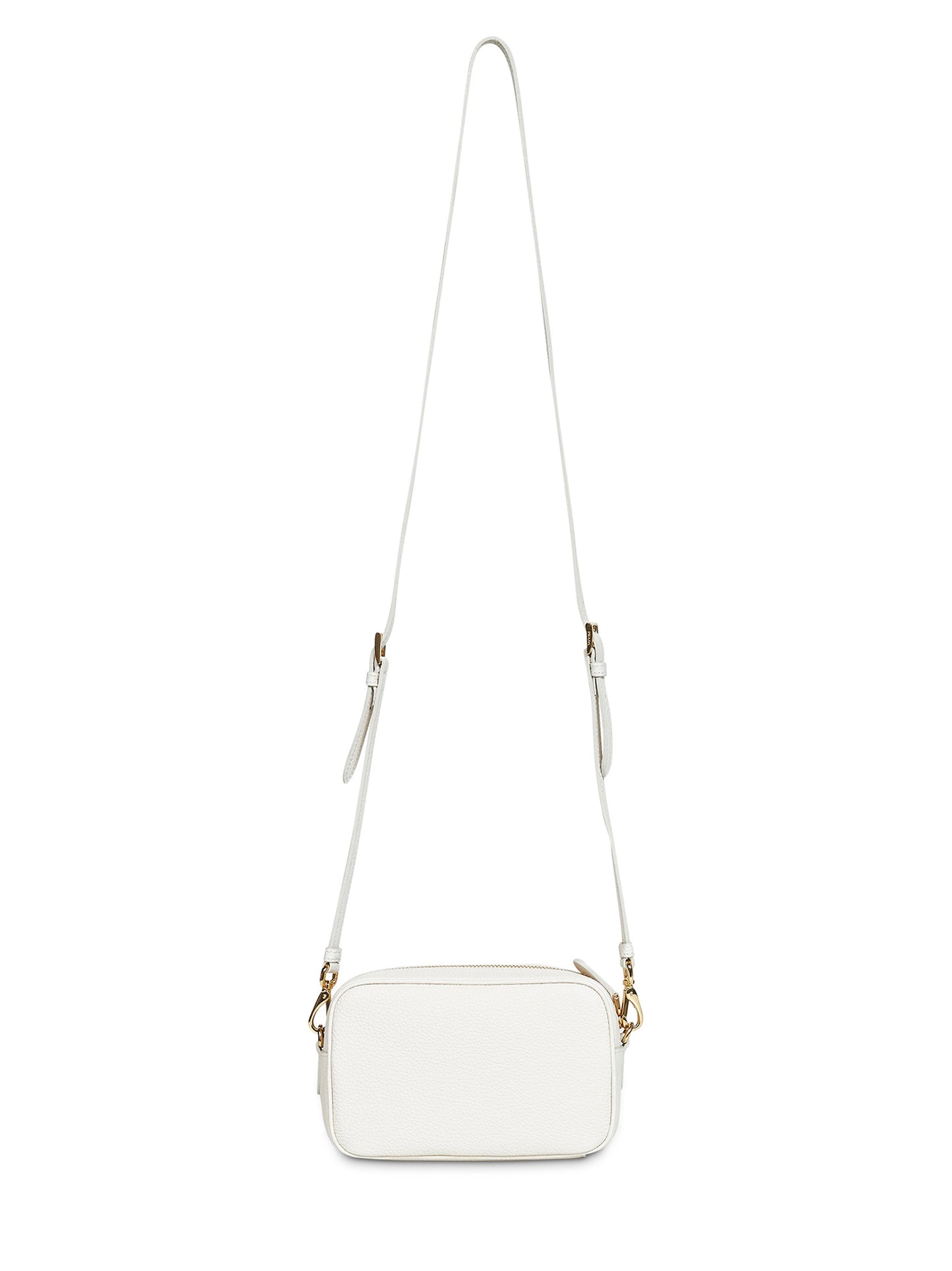 Mini borsa a tracolla bianca