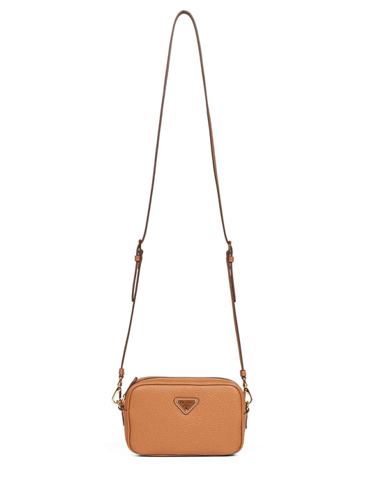 Mini borsa a tracolla caramello