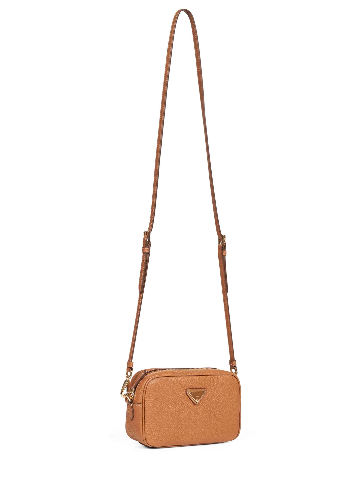 Mini borsa a tracolla caramello
