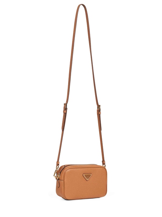 Mini borsa a tracolla caramello