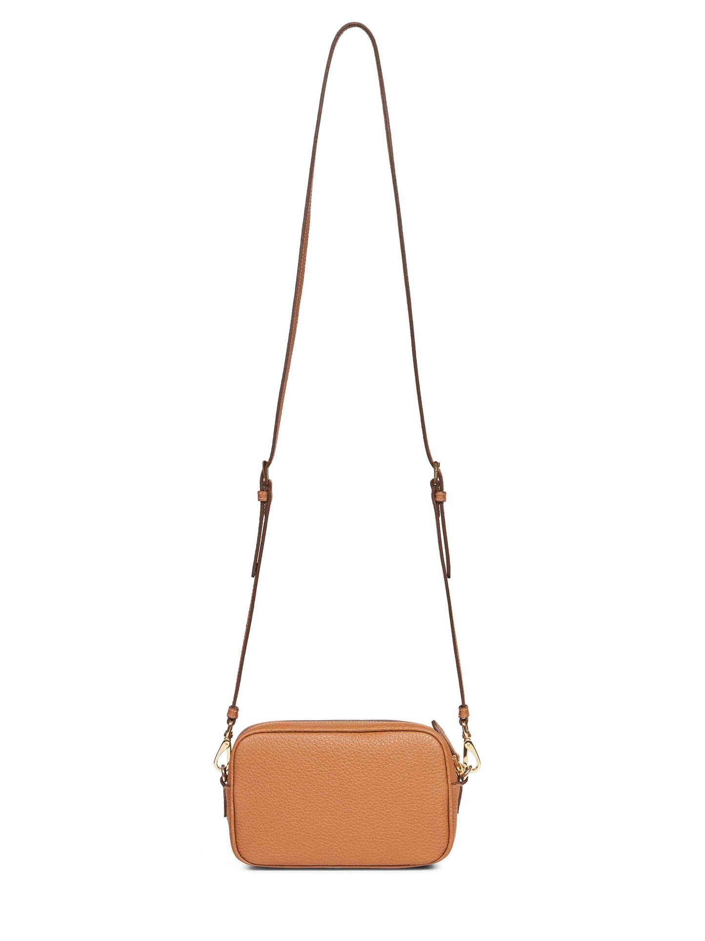 Mini borsa a tracolla caramello