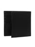 Black horizontal wallet in Saffiano