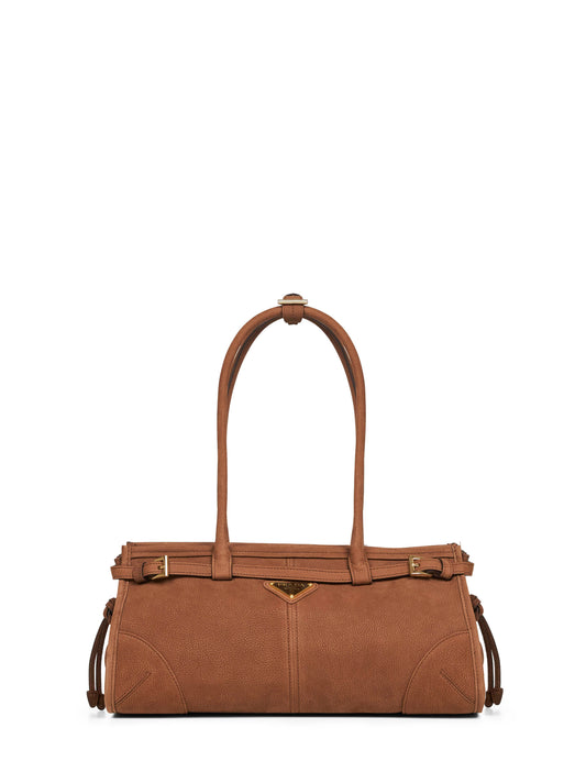 Borsa a mano Prada Bonnie medium cacao