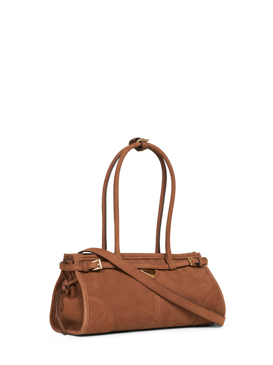 Borsa a mano Prada Bonnie medium cacao