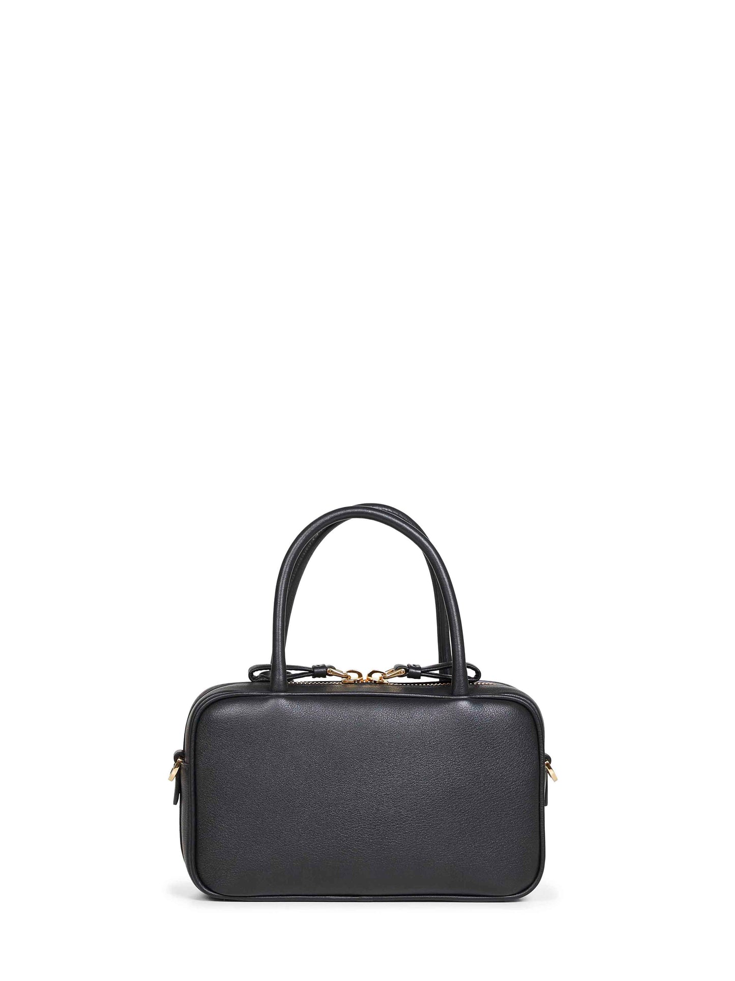 Borsa a mano a bauletto nera