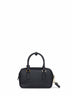 Borsa top-handle a bauletto con tracolla nera