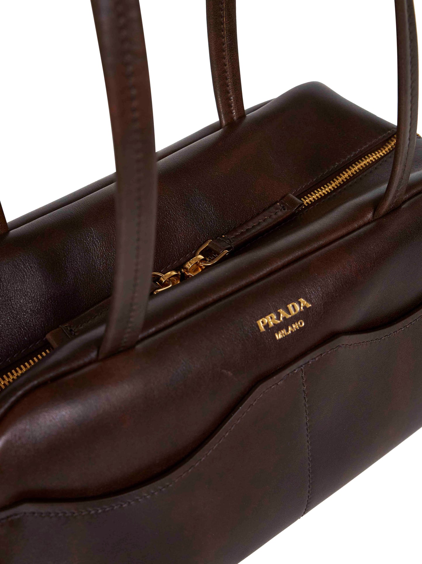 Cocoa Prada Carry satchel bag