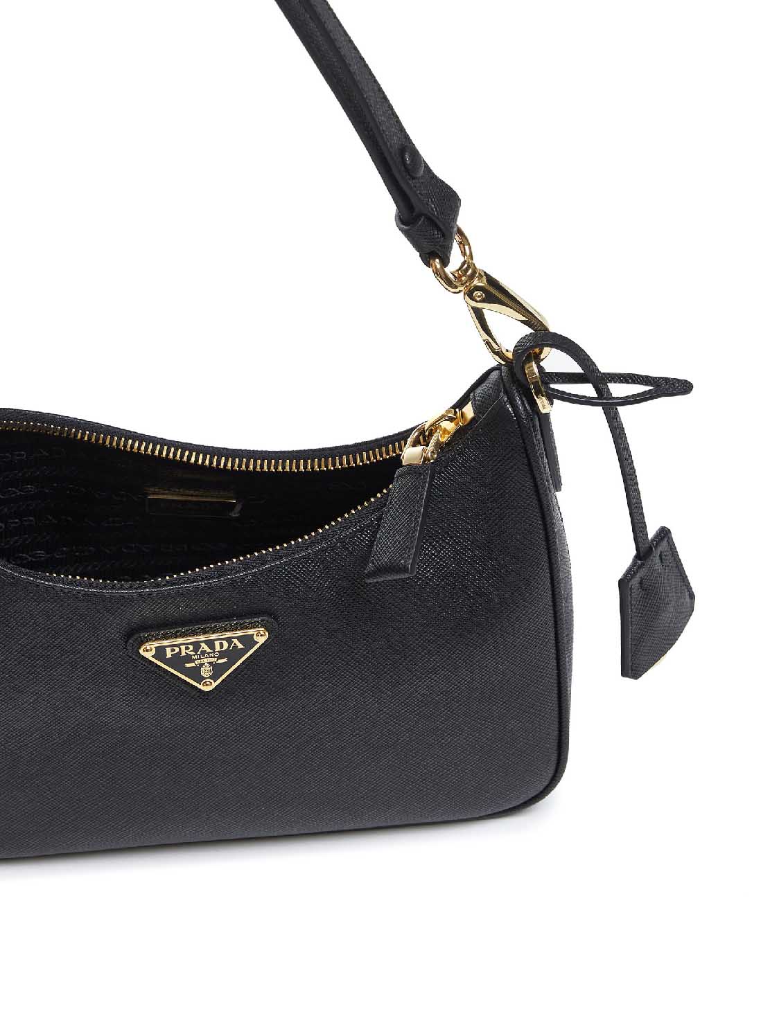 Black Prada Re-Edition mini bag