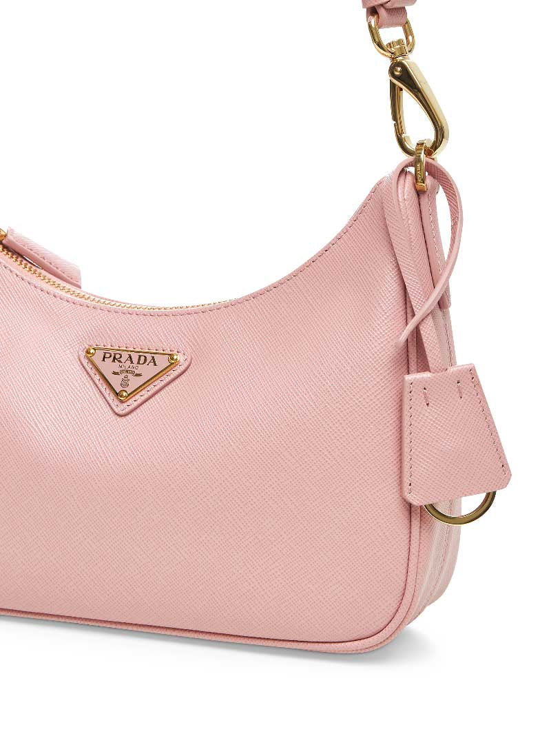 Pink Prada Re-Edition mini bag
