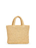 Natural small tote bag
