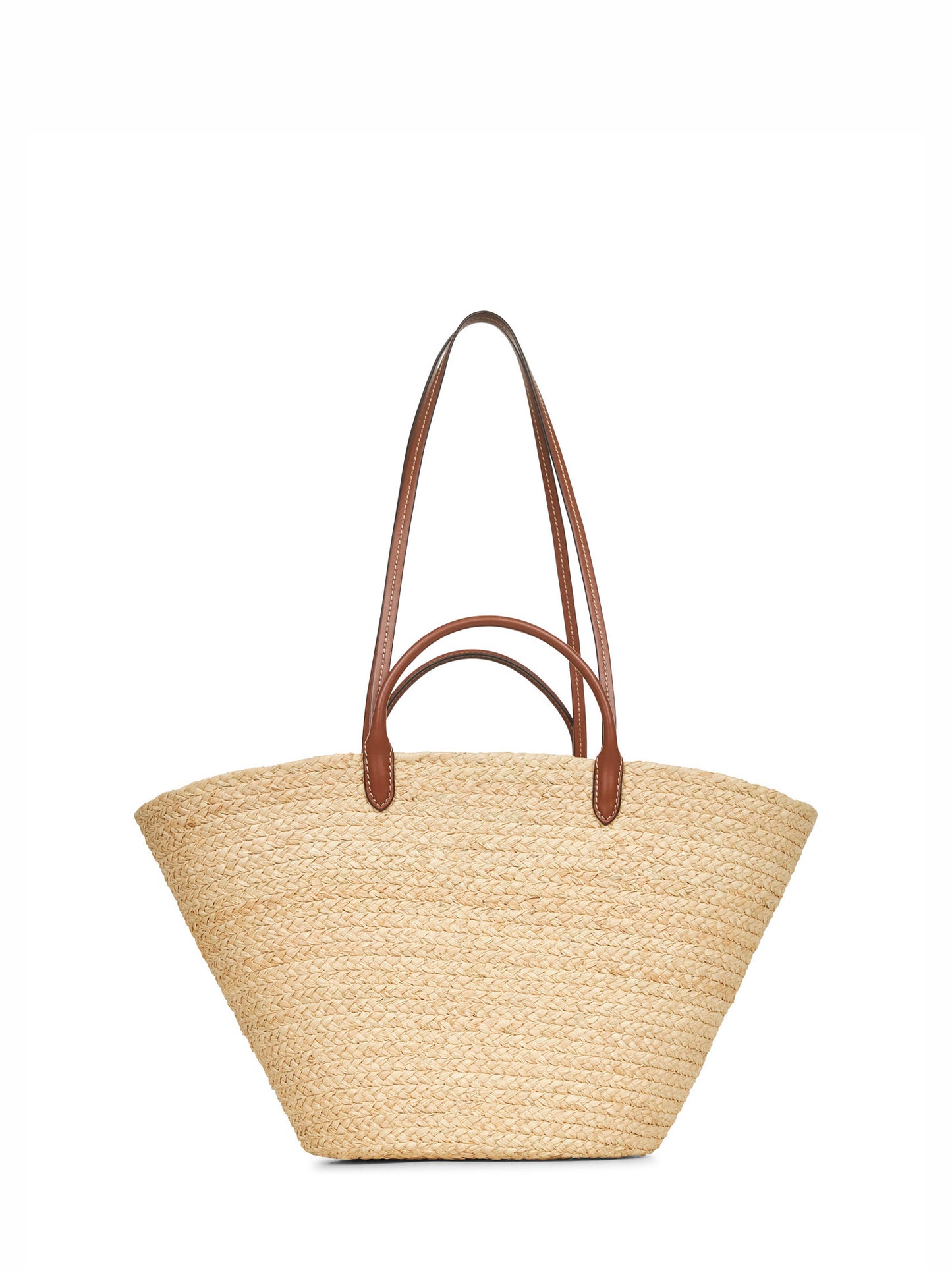 Beige large shopping bag