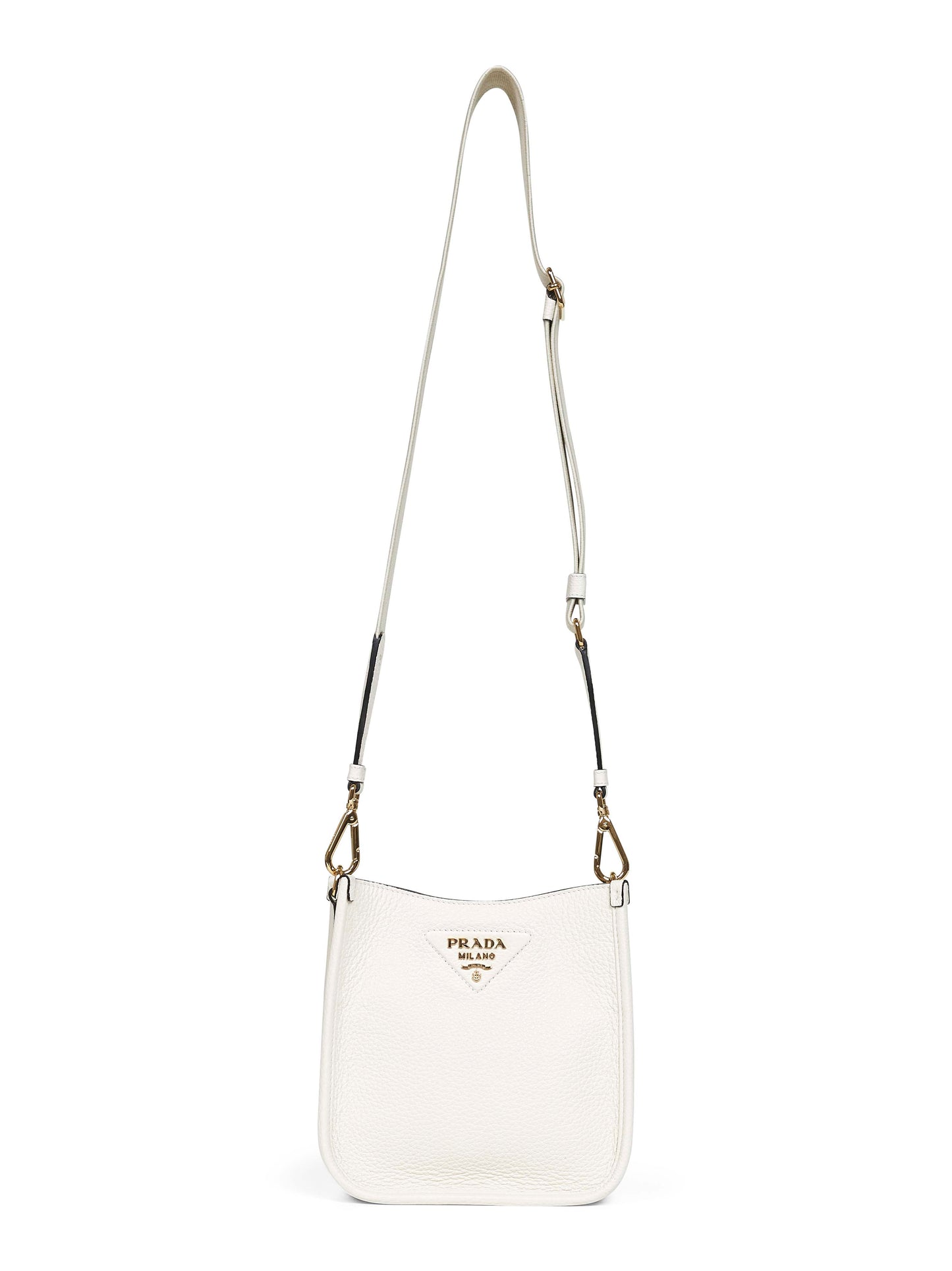 Mini borsa a tracolla bianca<BR/>