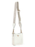 Mini borsa a tracolla bianca<BR/>