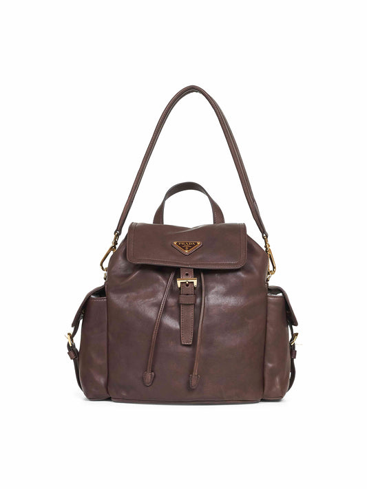 Zaino Prada Explore medium marrone