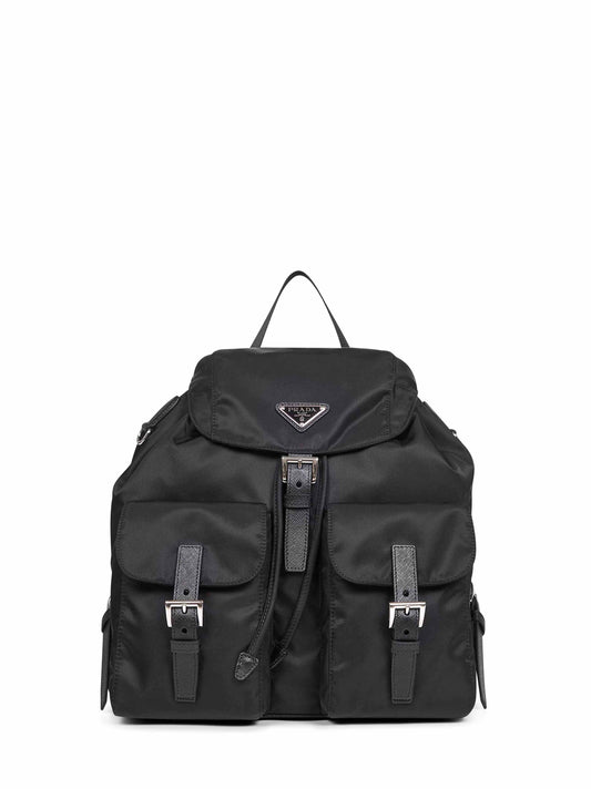 Zaino medium con pouch nero
