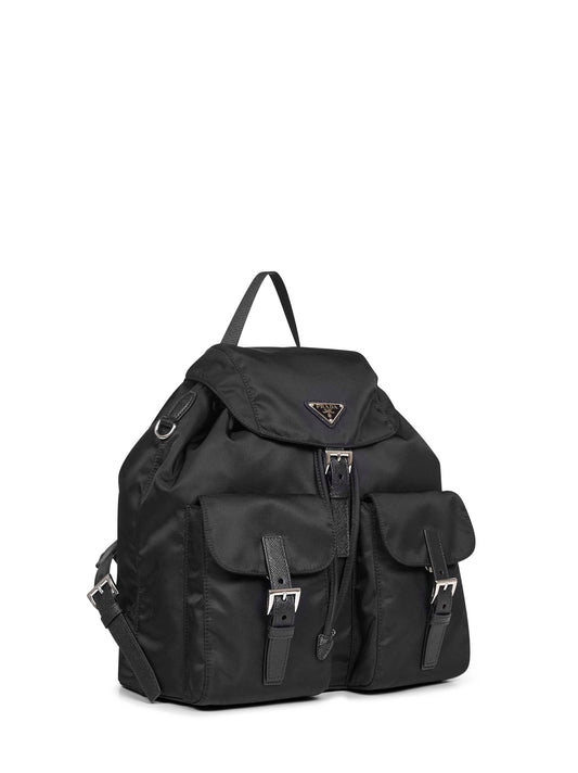 Zaino medium con pouch nero