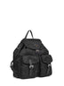 Zaino medium con pouch nero
