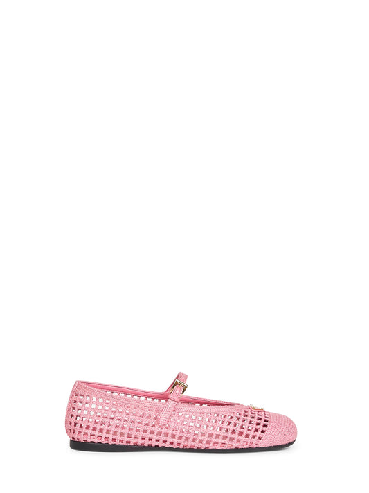 Ballerine in maglia crochet begonia