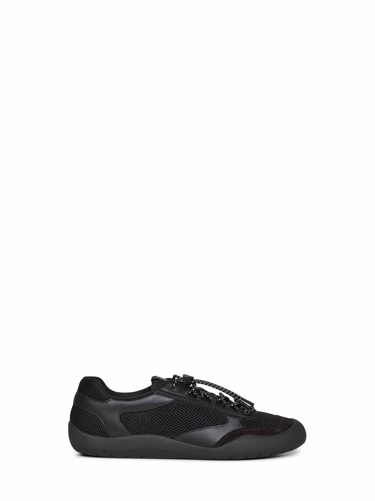 Sneakers Speedrock in pelle e tessuto a rete nero
