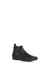 Black leather Chelsea boots