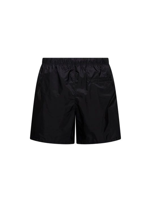 Black Re-Nylon swim shorts