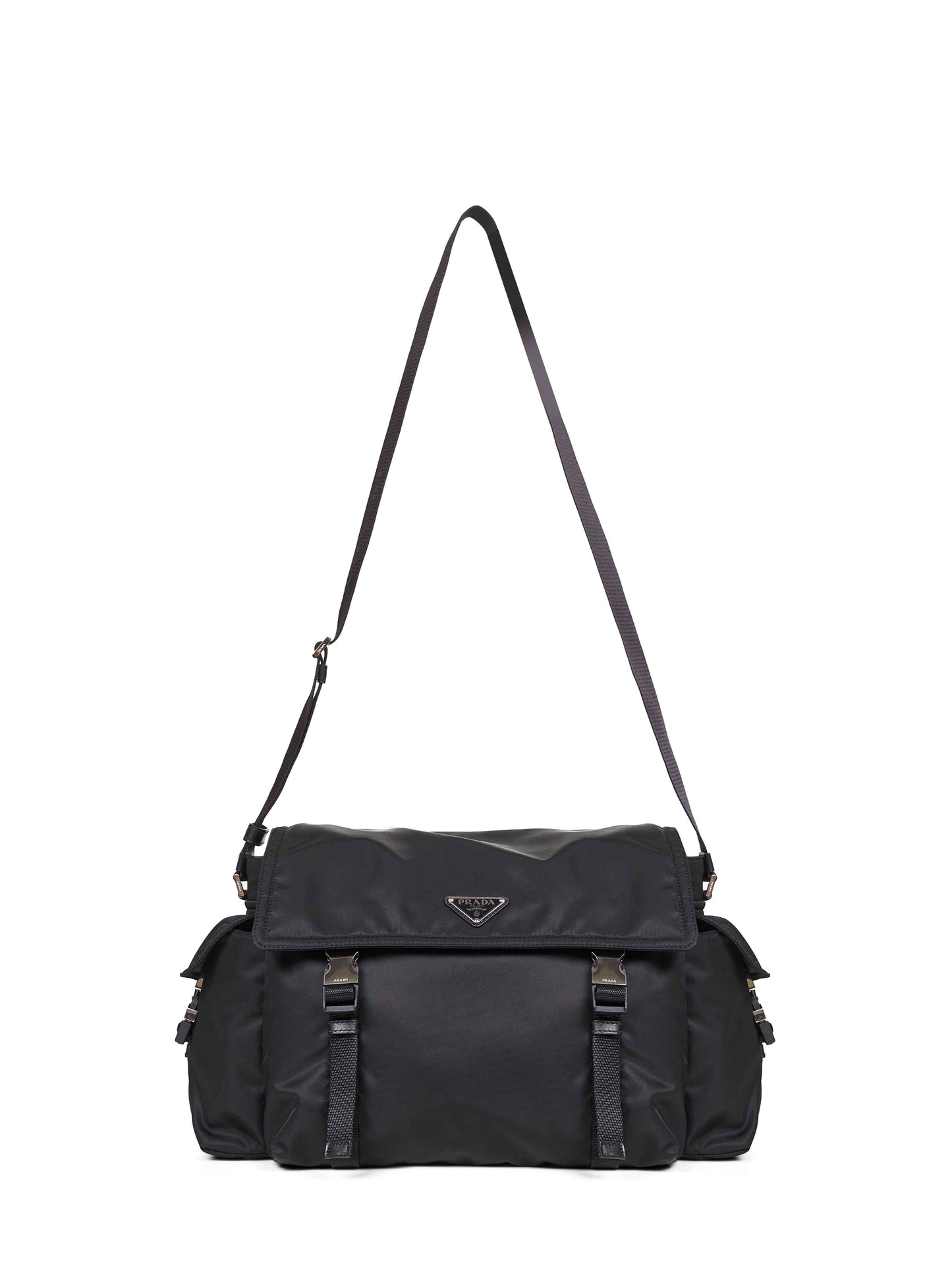 Borsa a spalla Prada Explore nera