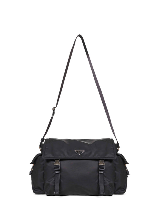 Borsa a spalla Prada Explore nera