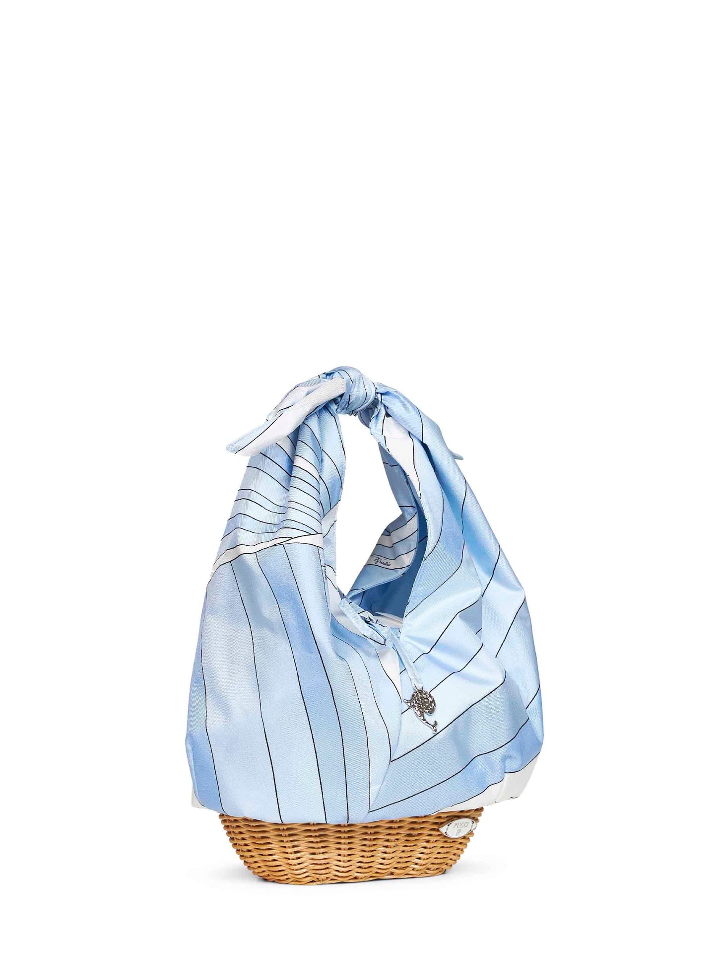 Borsa a mano Pucci Picnic azzurra