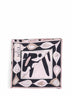 Nude Angoli-print silk twill scarf