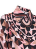 Nude Manuba-print silk twill cropped shirt
