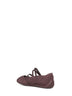Chocolate brown suede Speedcat Ballet ballet flats
