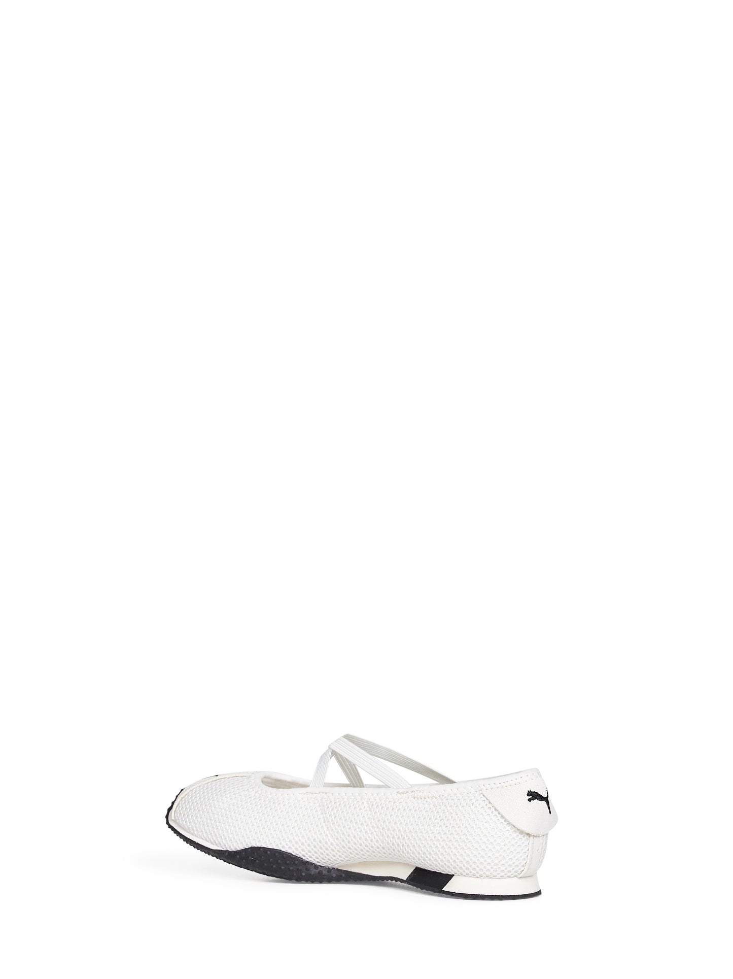 Warm white mesh H-Street ballet flats