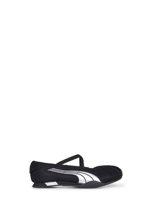 Black mesh H-Street ballet flats