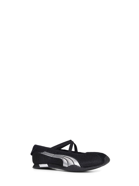 Black mesh H-Street ballet flats