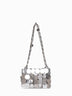Silver Silver Sparkle Discs Nano shoulder bag