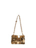 Gold Gold Sparkle Discs Nano shoulder bag