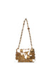 Gold Gold Sparkle Discs Nano shoulder bag