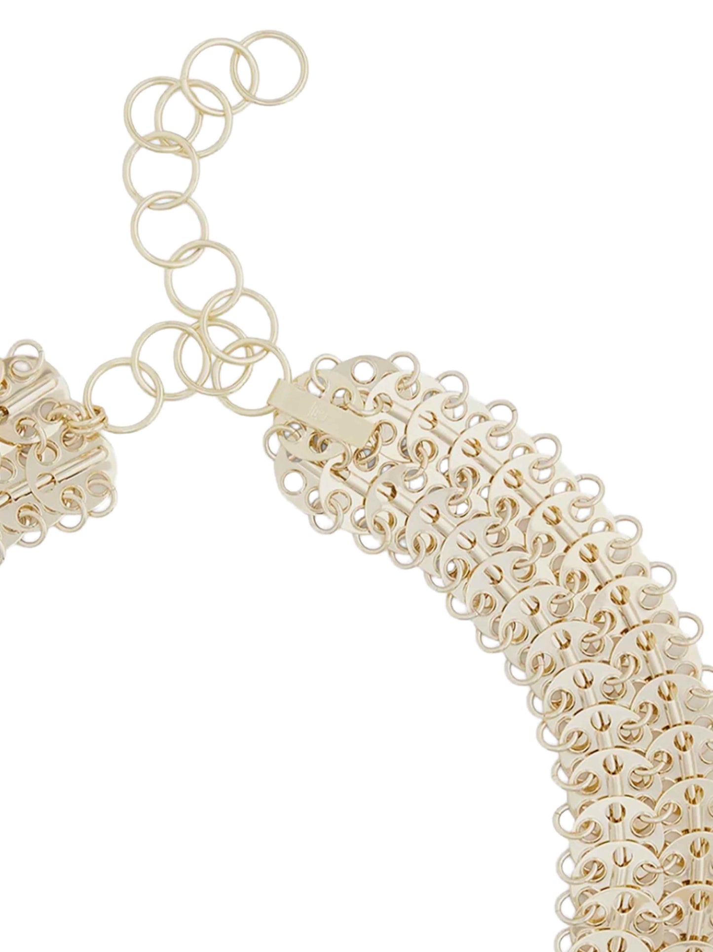 Light gold metal discs 1969 jewel belt <BR/>