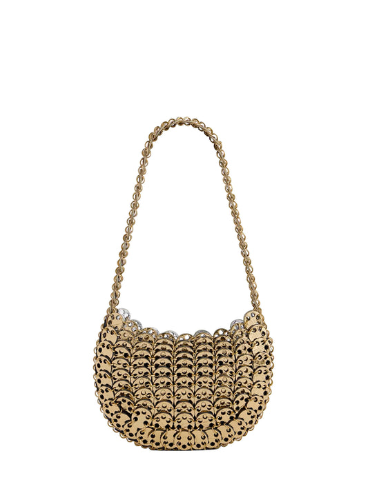 Gold and silver Moon Flip Bag reversible shoulder bag