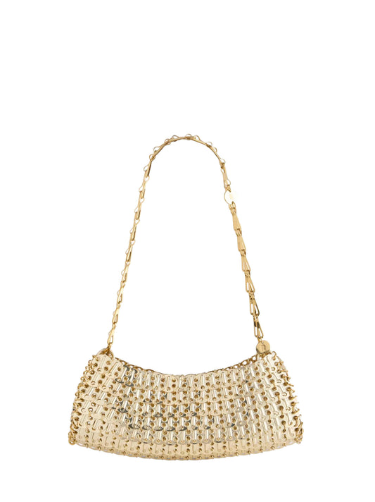 Light gold 1969 clutch shoulder bag