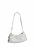 Borsa a spalla 1969 clutch argento