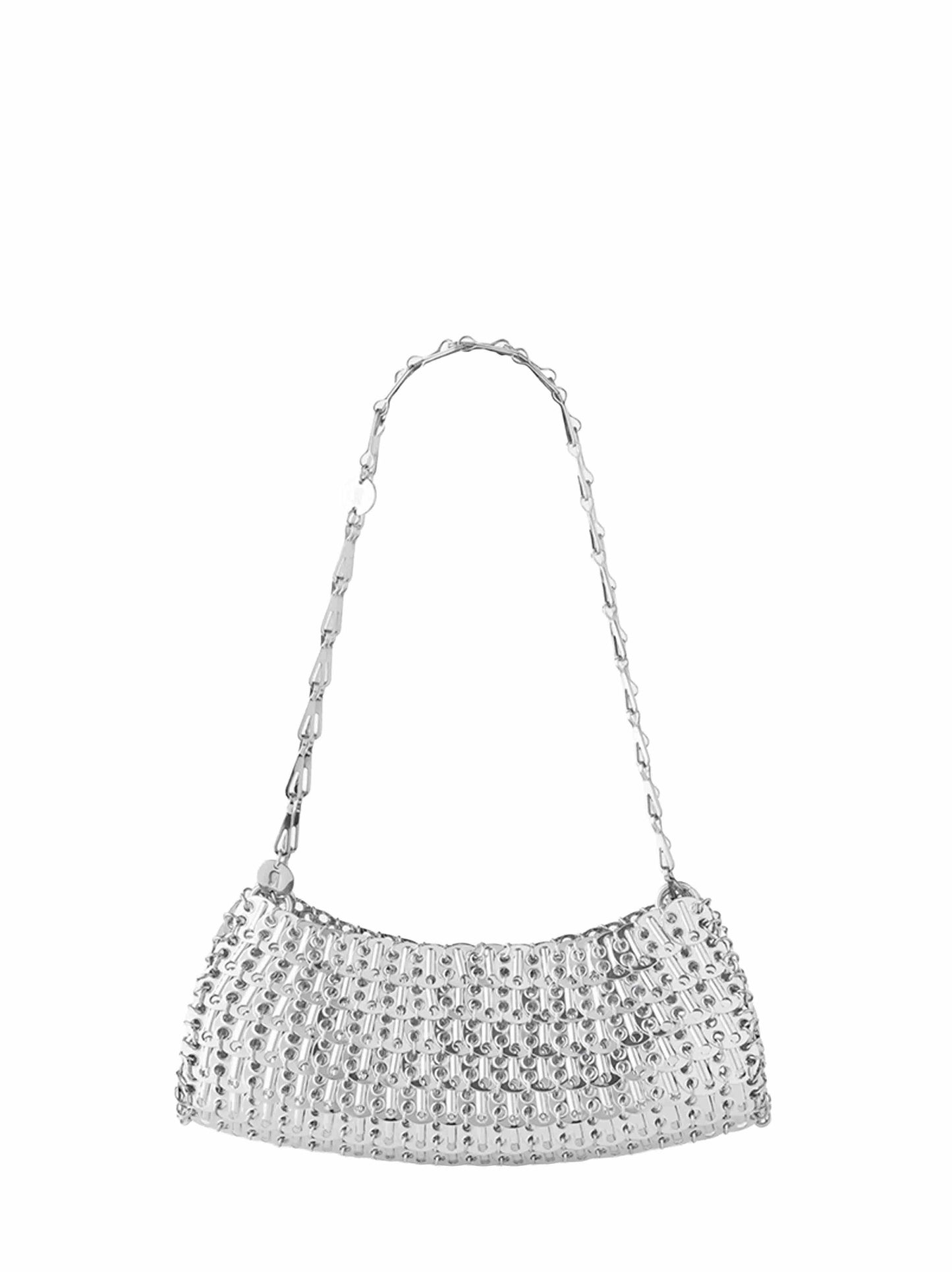 Borsa a spalla 1969 clutch argento