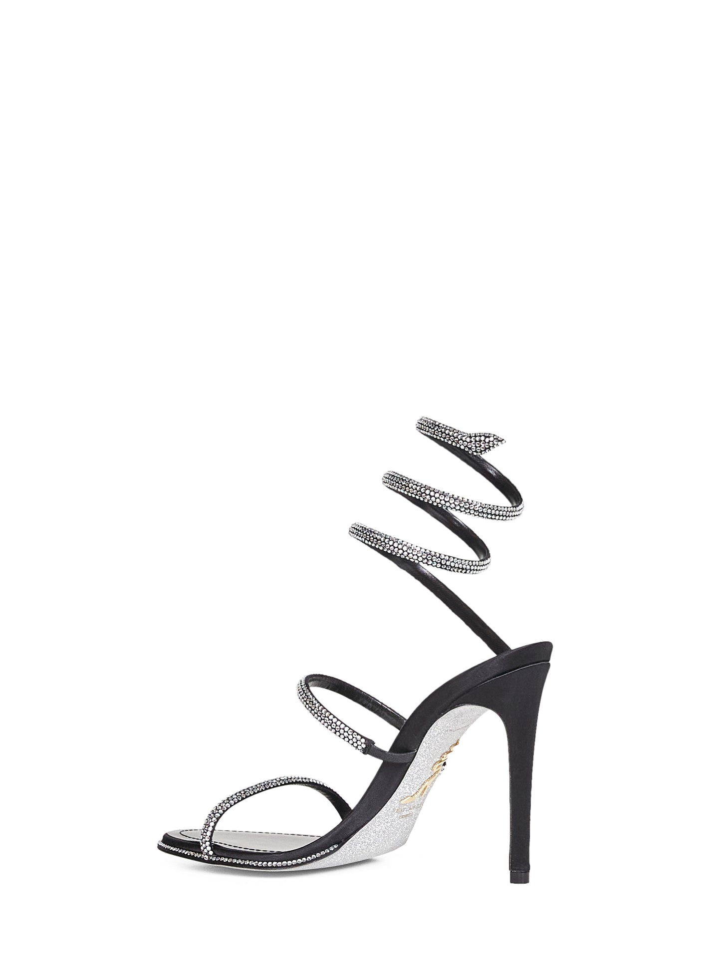 Black Cleo 105 jeweled sandals